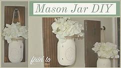 Mason Jar DIY | Mason Jar Sconces