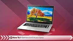 Toshiba How-To: Optimizing sound settings for best performance on your Toshiba laptop
