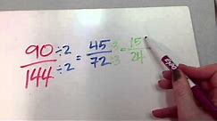 Tips for reducing fractions with large numbers