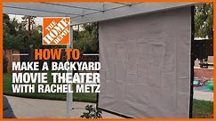Outdoor Movie Theater with @LivingtoDIYwithRachelMetz | The Home Depot DIY On-Trend Workshops