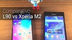 Comparativo: L90 vs Xperia M2 | Tudocelular.com