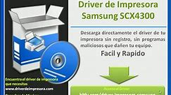Descargar Driver Impresora Samsung scx 4300