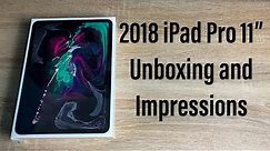 2018 iPad Pro 11" Unboxing and impressions