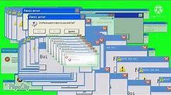 Windows error green screen (free to use!)