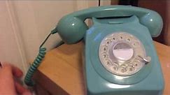 Pro Telx Replica Of 1970s GPO 746 Desk Telephone: Baby Blue