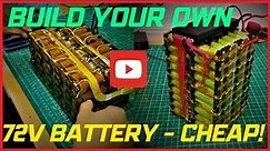 Low Cost Lithium Battery Packs - Build your own 72V! (Canadian)
