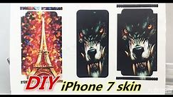 How to make custom mobile skin for iPhone 7