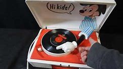 VINTAGE CHILDREN'S WALT DISNEY MICKEY MOUSE PORTABLE PHONOGRAPH RECORD PLAYER EBAY PRODUCT TEST