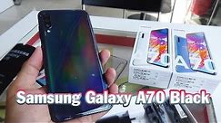 Unboxing Samsung Galaxy A70 Black color