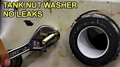 Toilet Tank Bowl Leaks at Bolts Nut Washer - Slow Drip - 20 Minute Fix