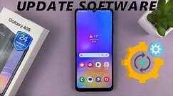 Samsung Galaxy A05: How To Update System