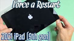 2021 iPad (9th Gen.): How to Force a Restart (Forced Restart)