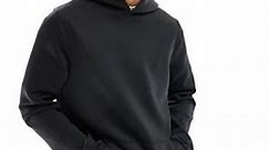 ASOS DESIGN oversized scuba hoodie in black  | ASOS