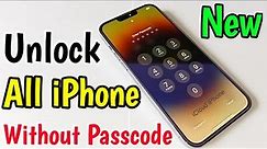 Unlock All iPhone Without Passcode | How To Unlock iPhone If Forgot Password Remove Passcode