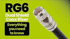 Terminating RG6 Dual Shield Coax Riser - The Correct Method