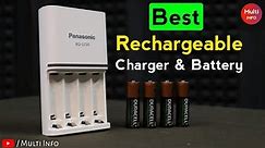 Best Rechargeable Duracell AA Batteries And Panasonic Eneloop BQ-CC55N Charger Unboxing & Review