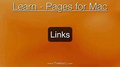 Pages for Mac Tutorial: Add & Manage Links