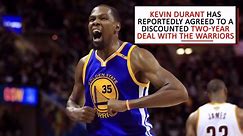 Reports: Kevin Durant agrees to discounted two-year deal with Warriors