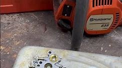 Chainsaw maintenance. Husqvarna 235 #chainsawrepair #chainsawrescue