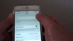 iPhone 6: How to Turn Siri On / Off
