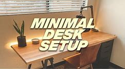 DIY: Minimal Desk Setup 2020