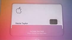 Apple Card activation and tutorial