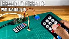 How to use an IR-Infrared Receiver with a Raspberry Pi board | IR receiver with relay control