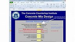What is the Best Mix for Concrete Countertops?