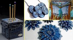 ❤36 Creative DIY Ways HOW TO REUSE OLD JEANS - Recycled Denim Craft Ideas❤