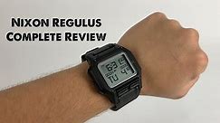 Nixon Regulus A1180 Black Positive Sport Digital Watch Complete Review!