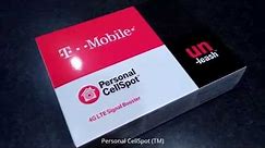 T-Mobile 4G LTE Personal CellSpot (TM) Signal Booster Un-boxed!