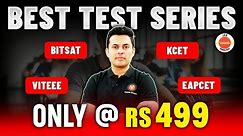 Best Test Series For EAPCET, VITEEE, BITSAT, KCET | Only For Rs.499 | Shreyas Sir