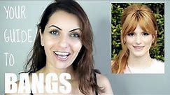 HAIRCUTS :: YOUR GUIDE TO 5 TYPES OF BANGS / Wispy Bangs, Curtain Bangs, Textured Bangs | Lina Waled