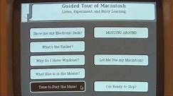 Apple Macintosh 128k (1984) Start Up and Demonstration