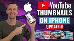 How to Make & Upload a YouTube Thumbnail on iPhone (UPDATED!)