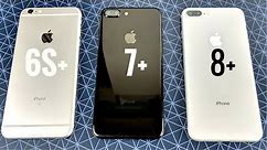 iPhone 6S Plus vs iPhone 7 Plus vs iPhone 8 Plus iOS 11.2