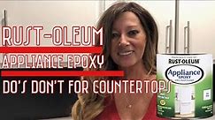 Rust-Oleum Appliance Epoxy For Countertops | Full Tutorial | Pros and Cons | DIY Counters $67.95 😳