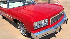 1975 Chevy Caprice Classic Convertible / Legendary low-mileage drop-top action