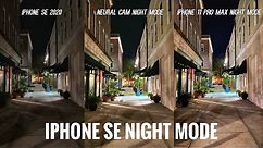 How to get NIGHT MODE on iPhone SE 2020 vs iPhone 11 Pro Camera Test