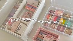 how i organize my stationery ✨ | aliexpress haul ft. jianwu store
