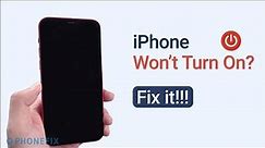 iPhone Won't Turn On? 5 Quick Fixes and Solutions!