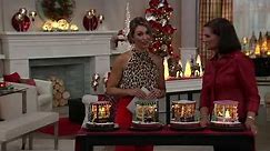 Illuminated Holiday Corner Store by Valerie on QVC