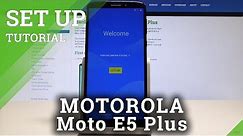 How to Configure MOTOROLA Moto E5 Plus - Set Up Process / Beginner's Guide