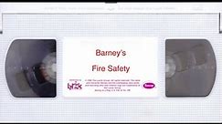 Barney's Fire Safety 1998 VHS