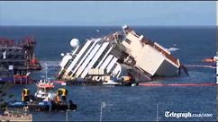 Costa Concordia recovery: time-lapse footage