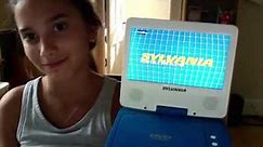 UNBOXING OF SYLVANIA 7 INCH PORTABLE DVD PLAYER!!!