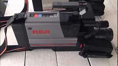 Compare 2 full size VHS camcorders (RCA CPR-300 and CPR-350 from 1987)