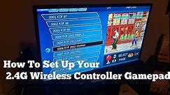 How To Set Up Your 2.4G Wireless Controller Gamepad Lite (M8) - Retrogamer Reviews