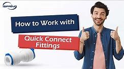 How to Connect and Disconnect Quick Connect Fittings | DIY Installation