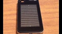 Nice Solar iPhone 4 Case: Solar Charger and Battery Backup Case